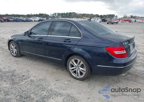 2012 Mercedes-Benz C 250 Luxury/Sport from USA, damaged, VIN WDDGF4HB4CA610062